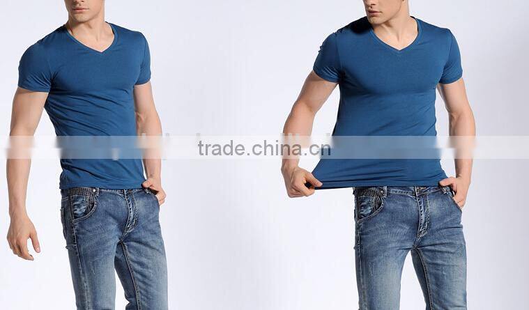 Factory OEM v-neck white t-shirts wholesale ,summer running men gym sexy short sleeve v neck t shirts