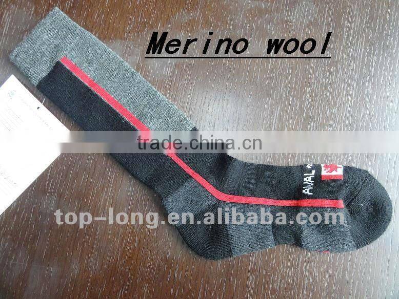 Sports socks men of 40%Merino Wool