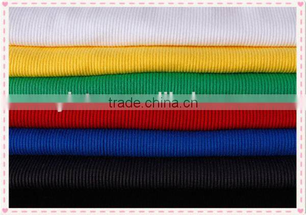 rib knit fabric,cotton spandex 2x 2 rib knitted fabric