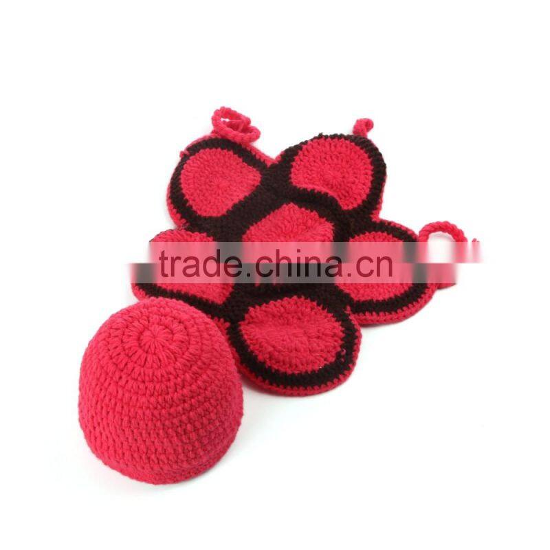 2016 Baby knit Turtle Set Crochet Costume Newborn Photo Prop