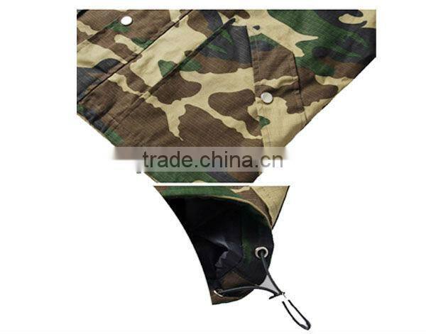 High quality cotton multi-functional military camouflage Parka