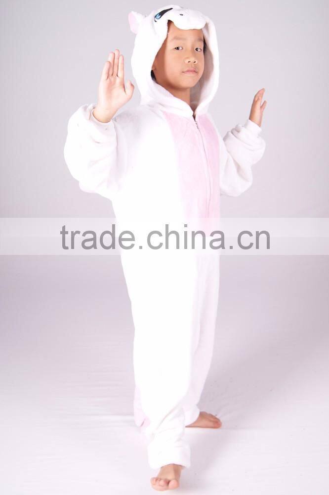 Heated flannel funny cartoon animal unicorn onesie 2017 family christmas pajamas Wholesale