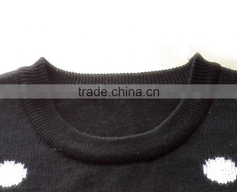 Snowman Pattern Men Pullover Black Ugly Christmas Sweater Design