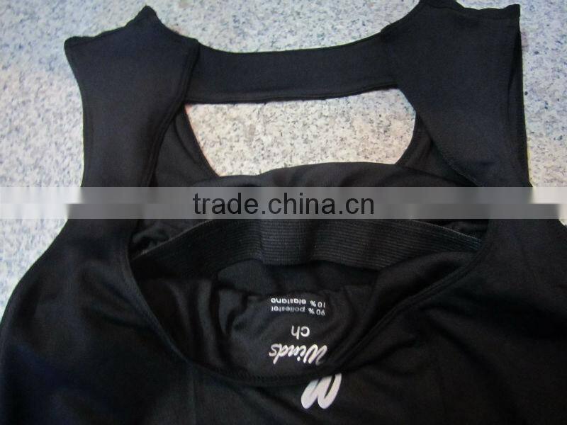 ladies OEM fitness wear/trainning wear/sport vest/sport tank top