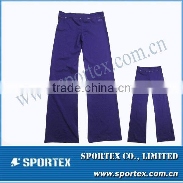 CY-1305 long fitness sports pants for lady, womens yoga pants for yoga sport, fitness active yoga pants