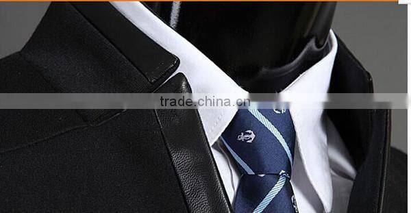 Mens slim fit fashion cotton blazer Suit Jacket black M to 2XL plus size Male blazers Mens coat