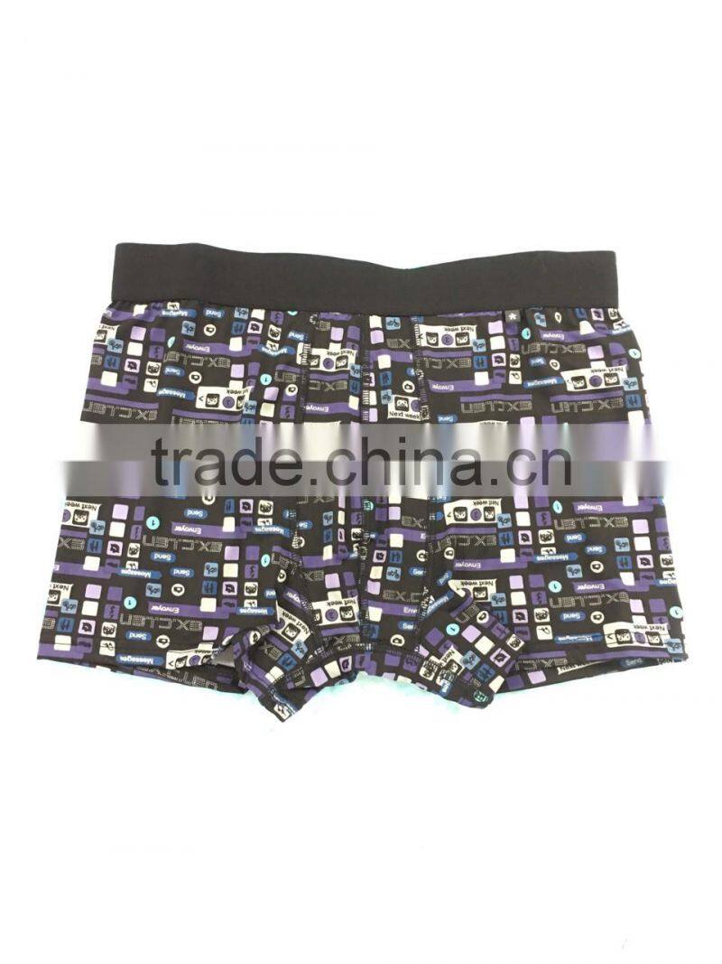 New design unique printed sexy man cotton underwear