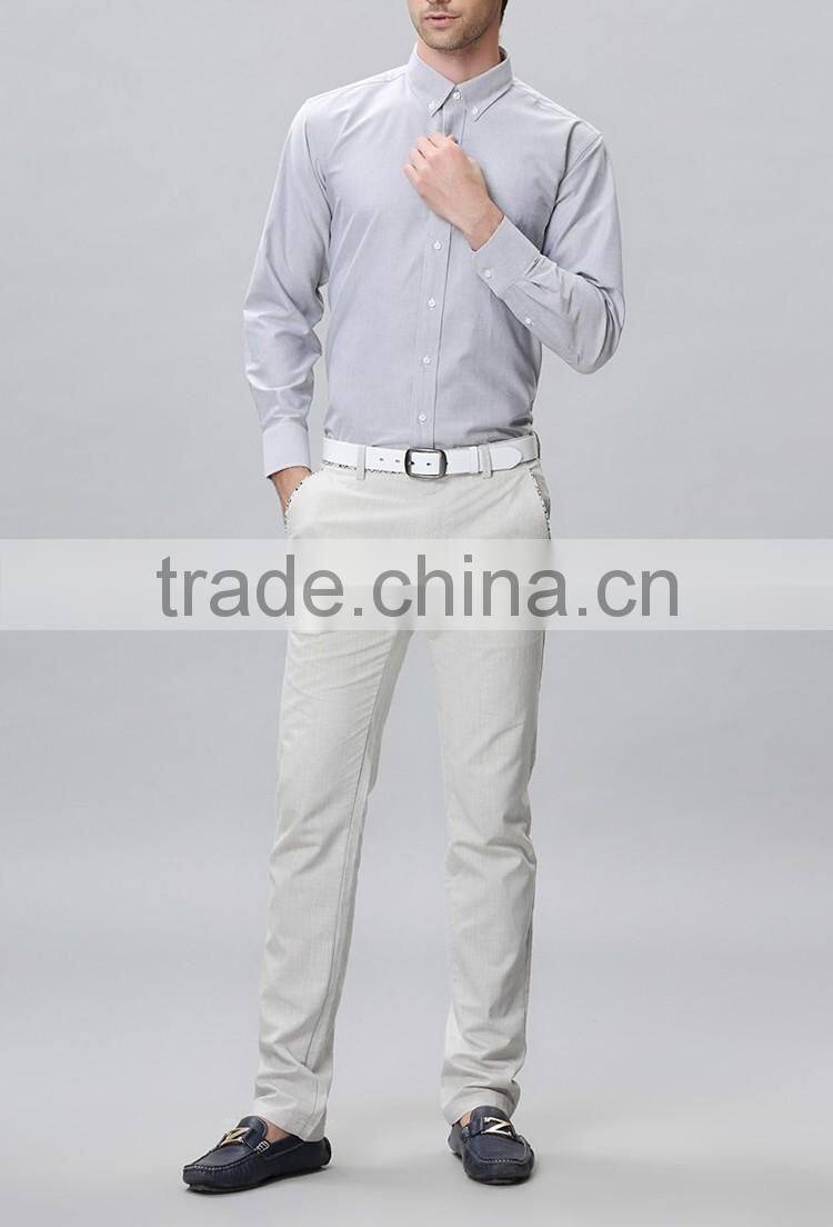 Long sleeve 100% cotton official shirts for men popular shirt designs for men