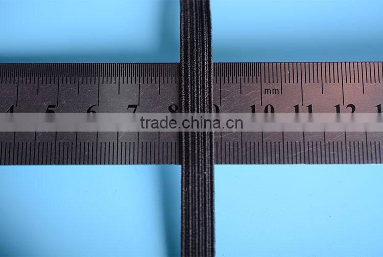 Braided Elastic Cord/Elastic Band/Elastic Rope/Bungee/Black Heavy Stretch Knit Elastic Spool