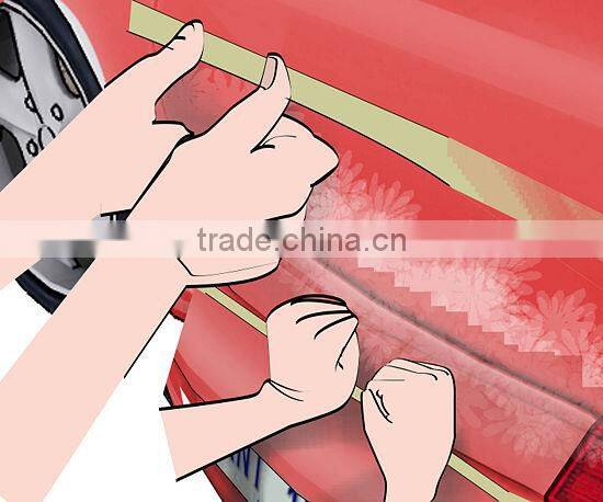 Easy Removable white red reflective tape car/vehicle safety warning sticker