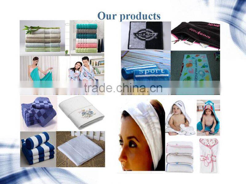 100% cotton plush yarn dyed jacquard terry velour beach towel