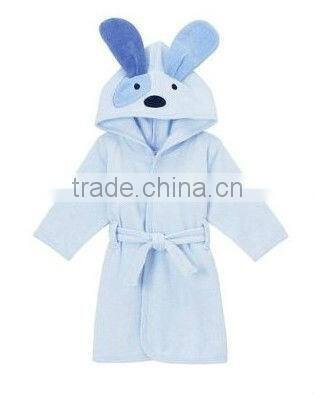 Cartoon Baby Coral Fleece Bathrobe