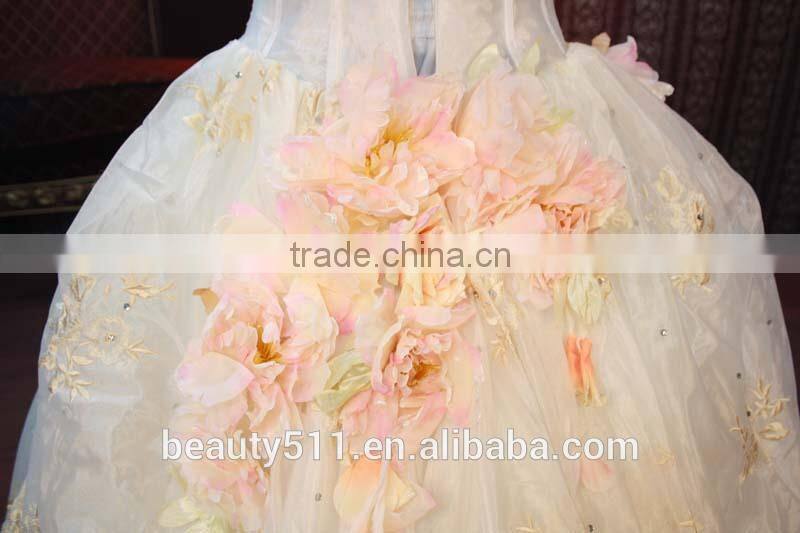 IN STOCK Off-The-Shoulder wedding dress flower ball gown bridal dresses SW102