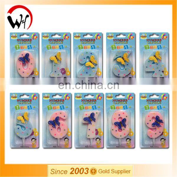 baby shower craft number candle wholesale