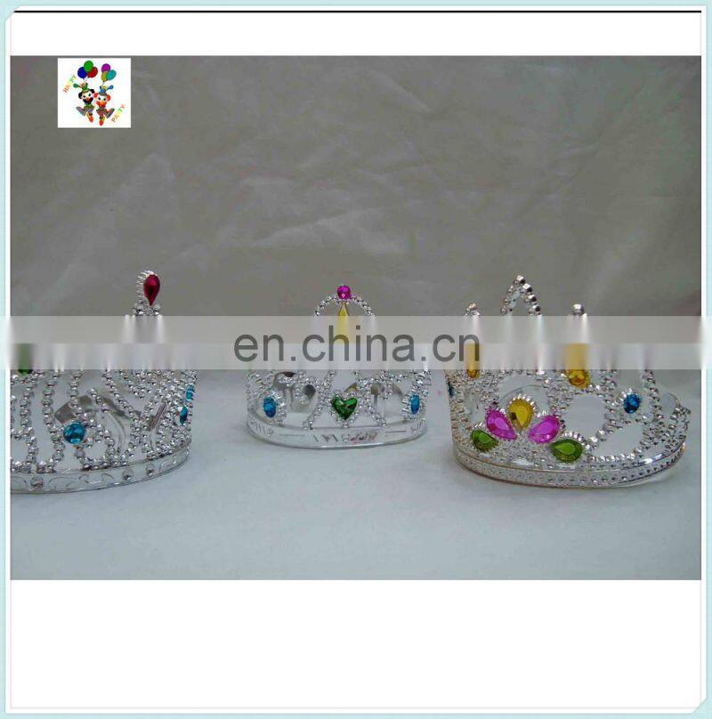 Cheap Plastic Girls Fancy Dress Ruby Princess Party Tiaras HPC-0798