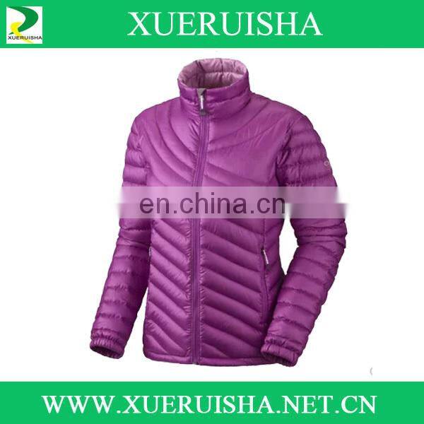 woman classic style down jacket made in China
