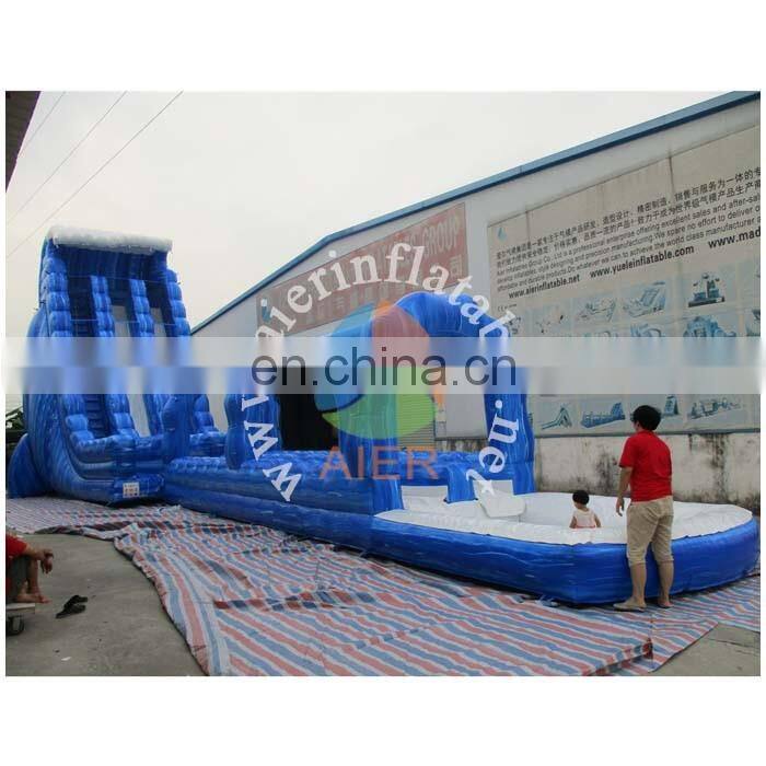 77ft height adult water slide,long water slide,big kahuna inflatable water slide