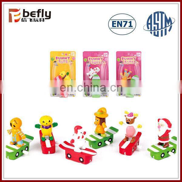 Funny plastic wind up toy mechanism