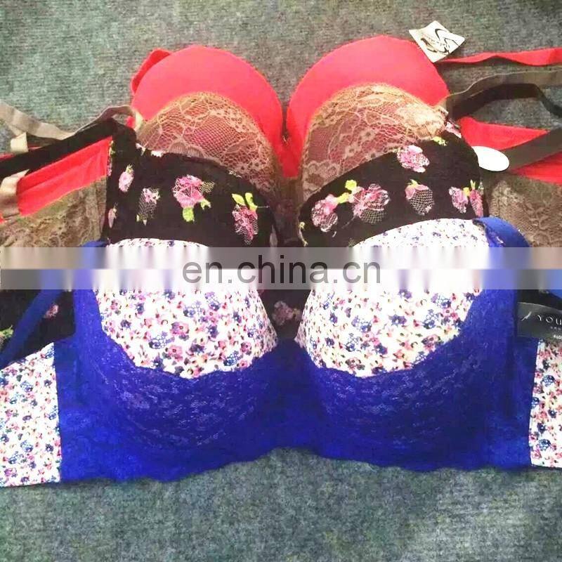 nice printing young girls bra with 32 size boobs pictures