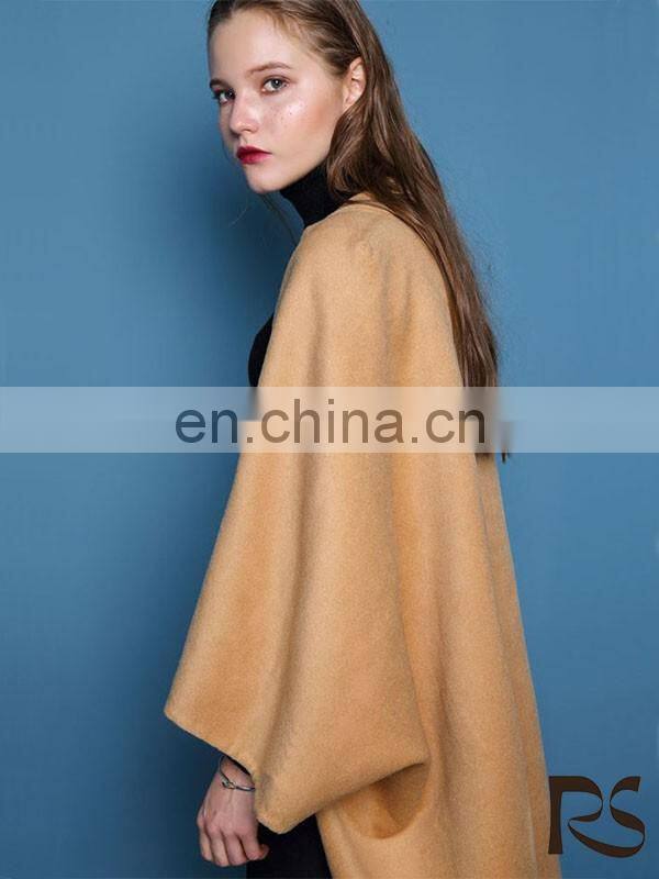 Oversized Long Wool Coat For Woman