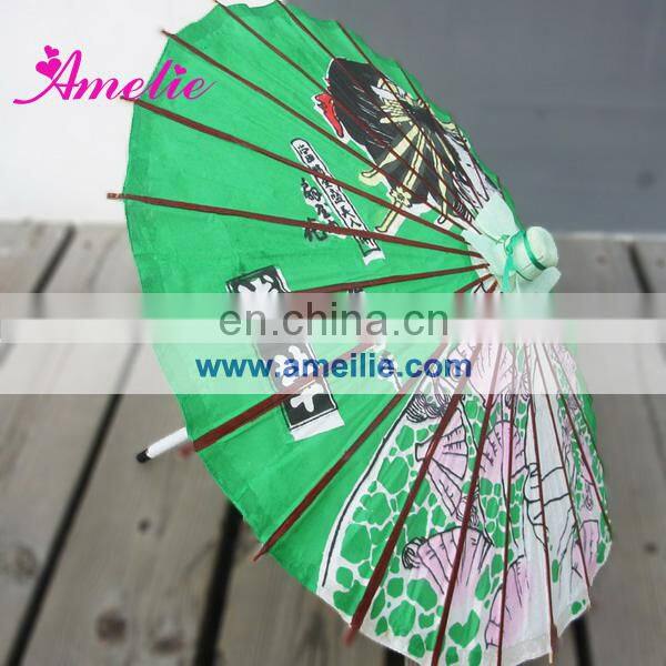 A6283 Green small paper child umbrella