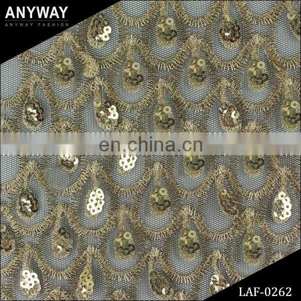 Bridal beaded embroidery bridal laces fabrics