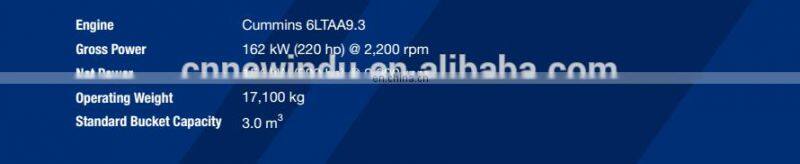 3 m3 Bucket Capacity 5000kg Liugong Wheel Loader CLG856H