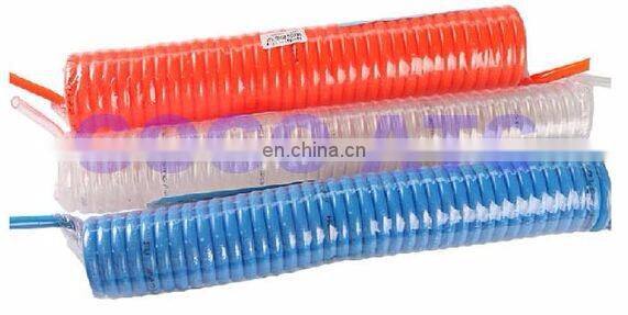 GOGOATC 12m outside diameter 8mm inside diameter 5mm PU8x5 pu spiral coil hose + Quick Connector pneumatic spring pu garden hose