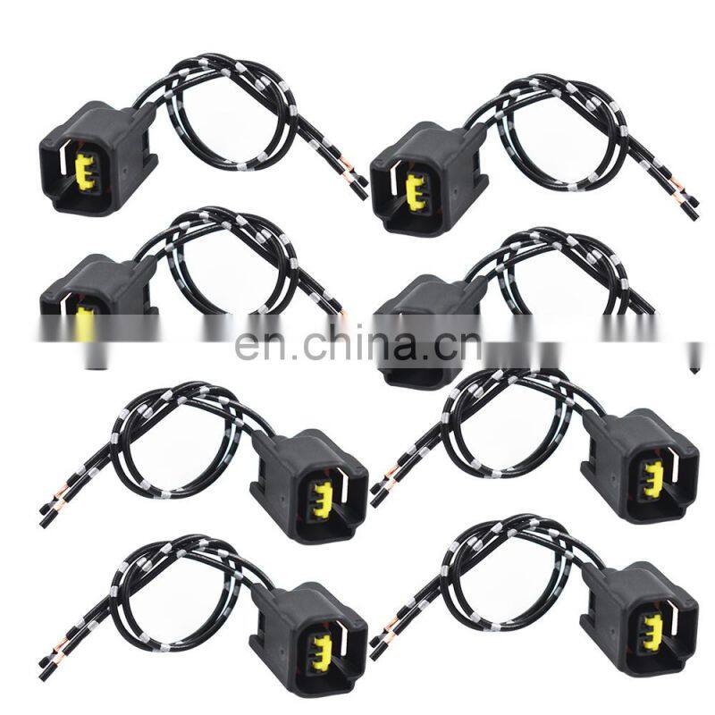 Set of 8 pc Modular Ignition Coil Connector Pigtail Plug for Ford 4.6L 5.4L 6.8L WPT579