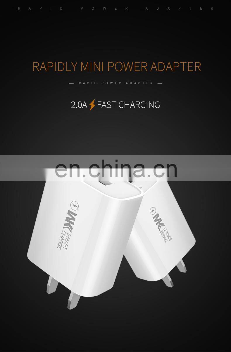 3C Certified Quick Charging Power Mini Style USB Port US Plug Charger with Data Cable USB-Lightning / Micro / Type C
