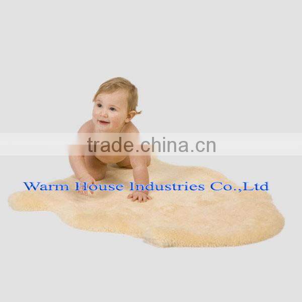 Top Quality Infant Sheepskin Rugs Baby Play Matt