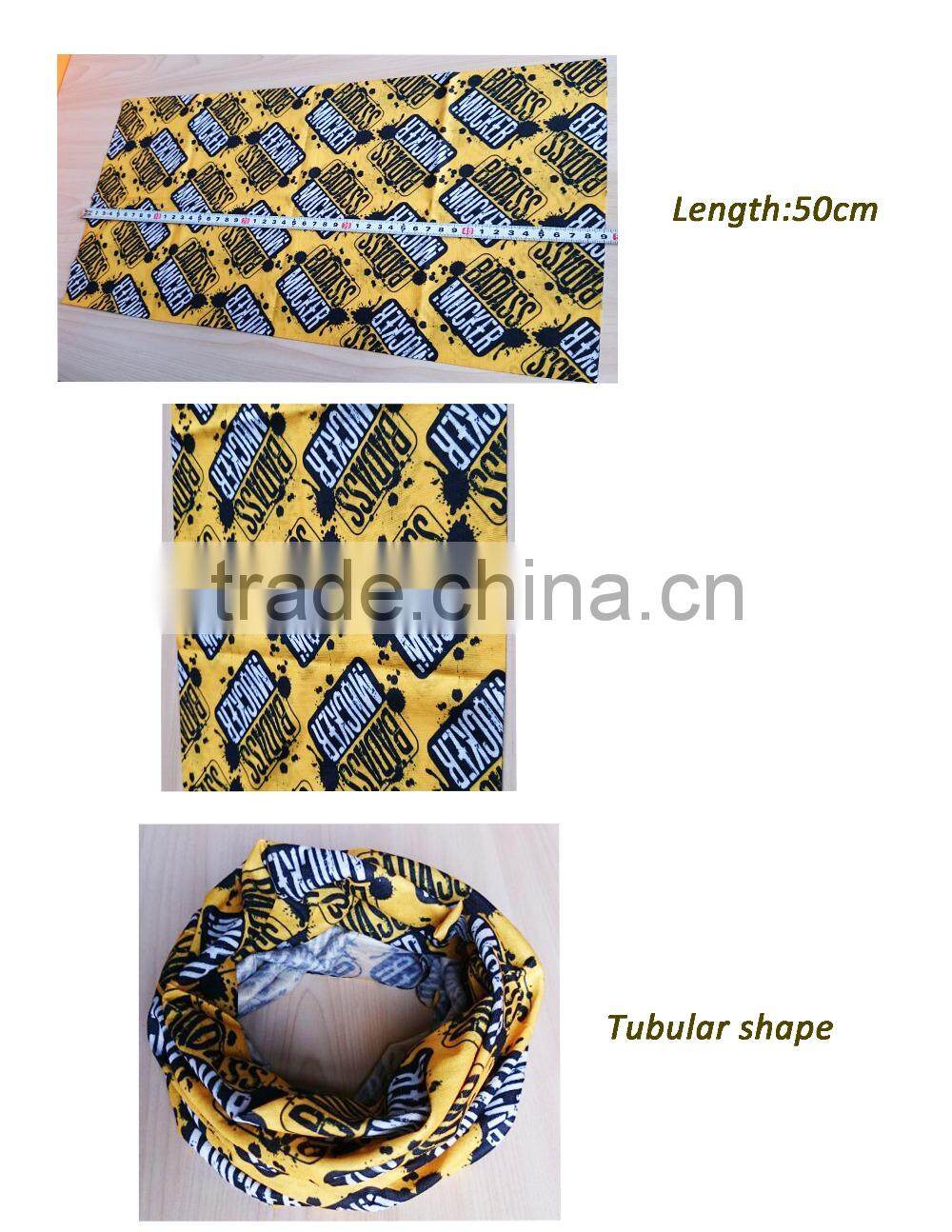 Thicker Fabric polyester 35g/pc multifunctional Tube Bandana
