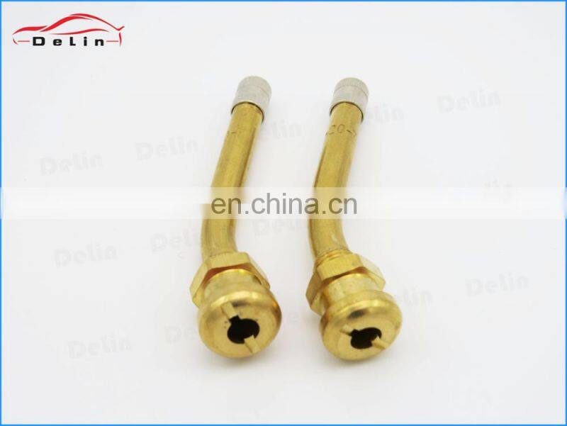 DeLin brass schrader air valve hexangular heavy duty truck tire valve v3-20-4 v3.20.4