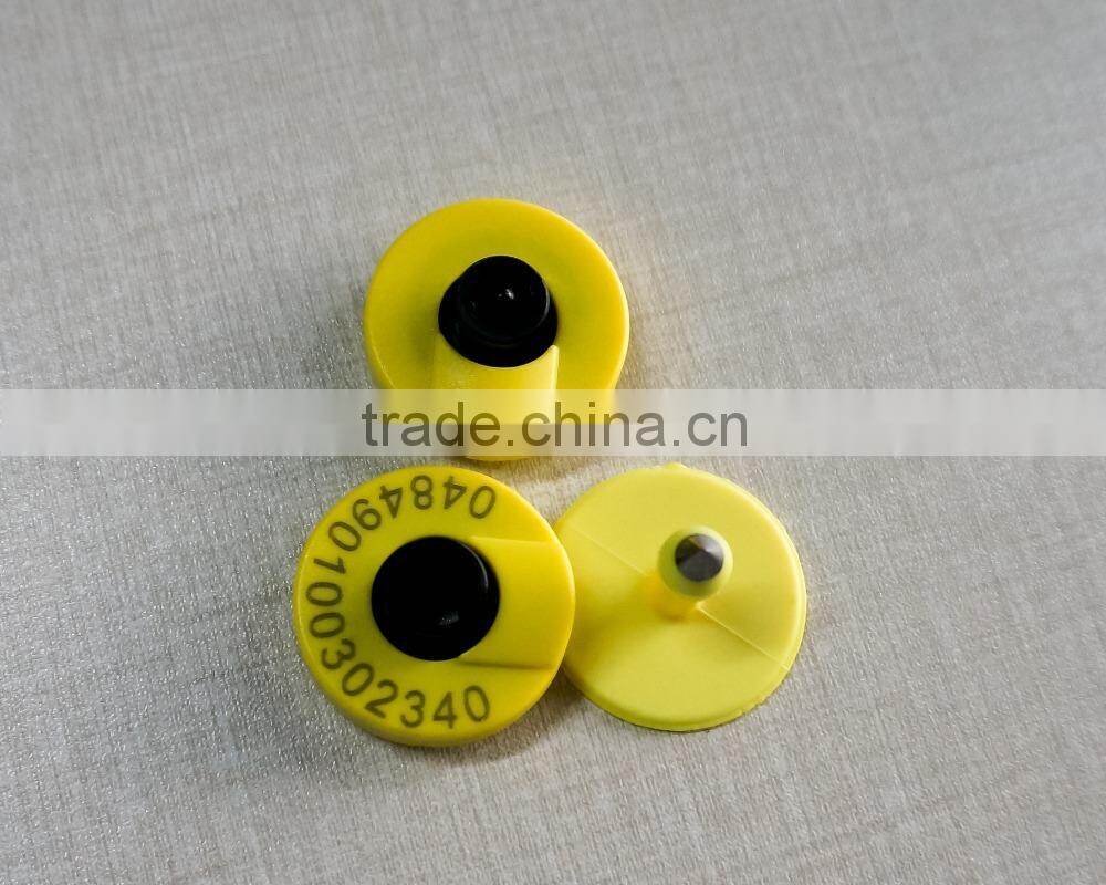 Environmental TPU Rfid animal ear tag for sheep/cattle/goat
