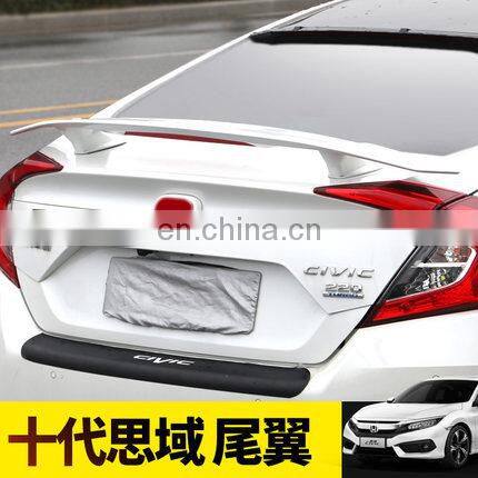 Factory forged plastic auto exterior accessories universal bumper universal trunk spoiler wing