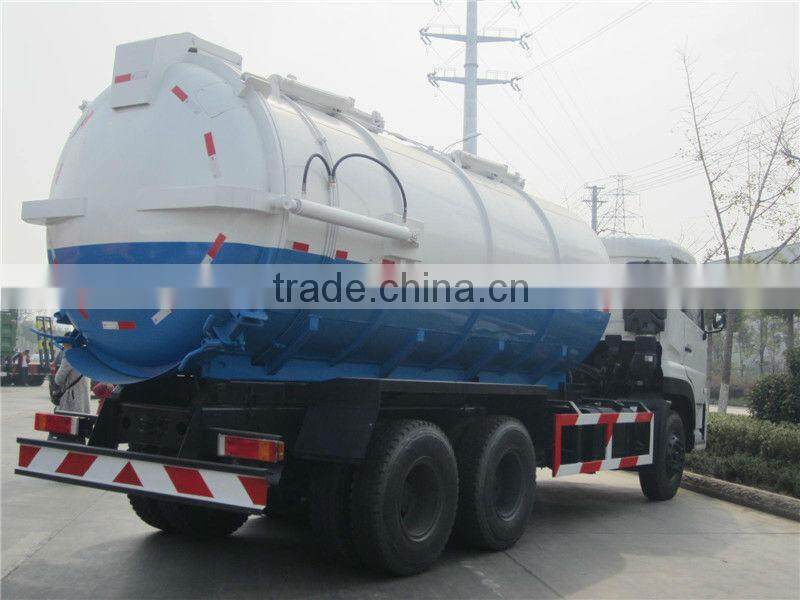 16m3 Dongfeng Tianlong vacuum sewer cleaning vehicle