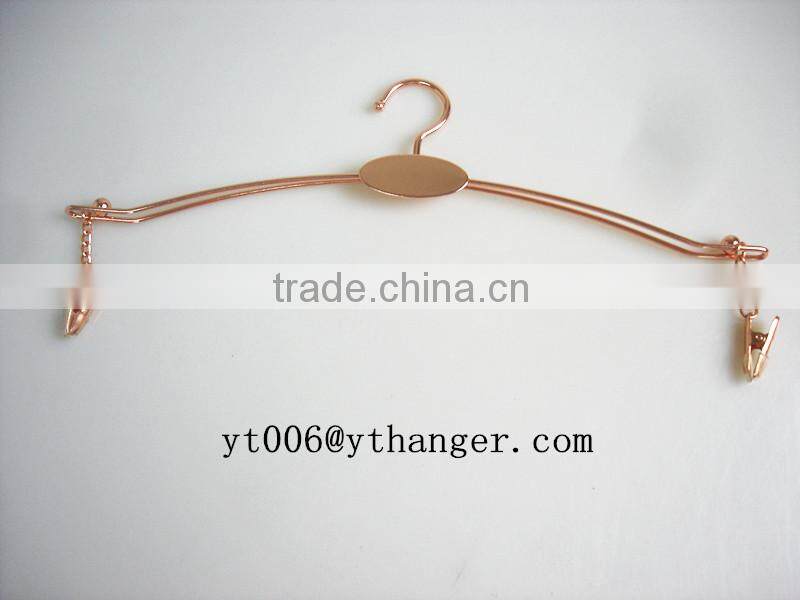 RQ683 metal bra hanger underwear hanger with clips