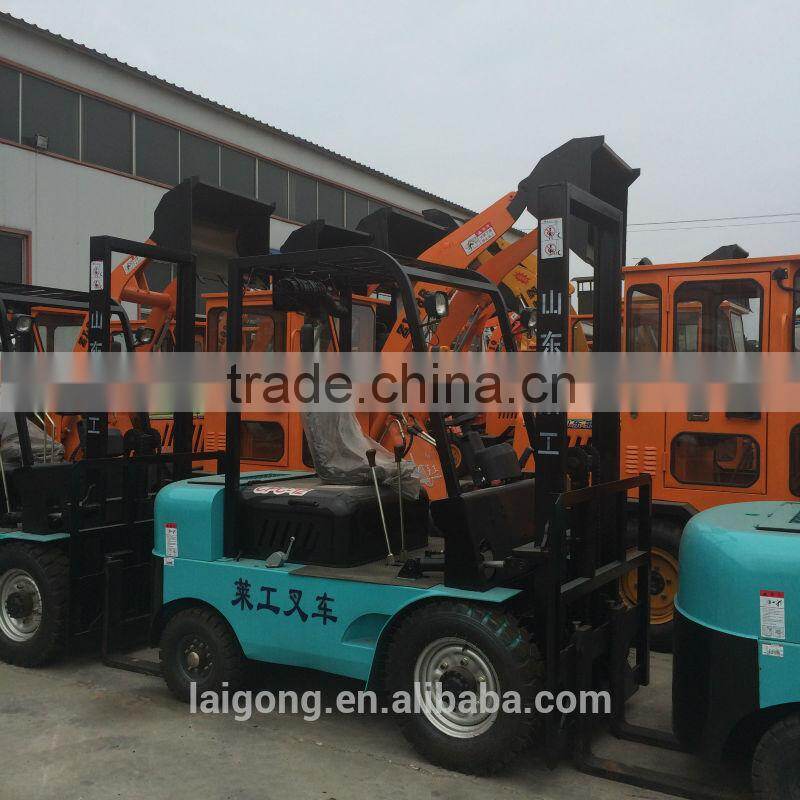 Capacity 2.0 Four-wheel Drive Counterbalanced China Electric Forklift Truck