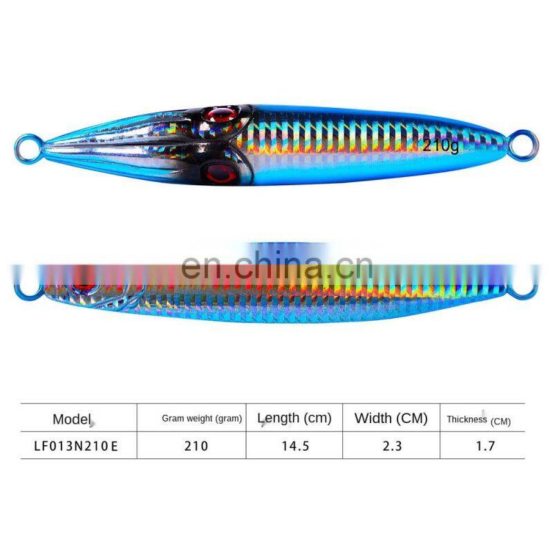Clearance 210g Weight Vib Lures Fishing Lure Saltwater Jigging Lures Fishing Metal JigSaltwater Jigging