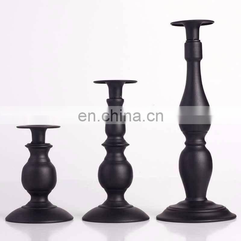 black coloured wholesale candle stand