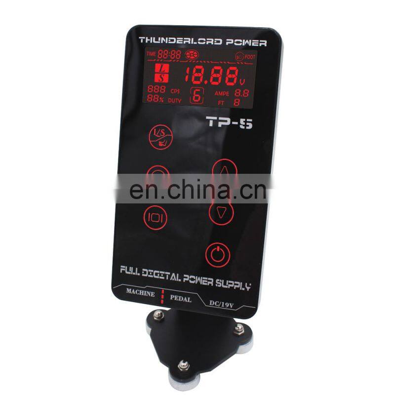 Upgrade Tattoo Power Supply Dual Touch LCD Display Tattoo Power Supply for Tattoo Machines Red