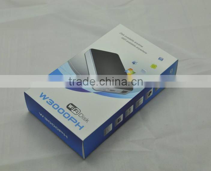 Wifi Portable 2.5 Hard Disk Enclosure ! New Arrival Wi-Fi 802.11b/g/n Wireless Hard Drive Disk