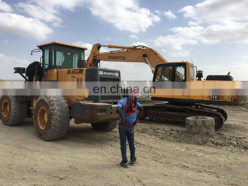 Good performance SHANTUI 21.5ton excavator SE215 with bucket capacity 0.9CBM