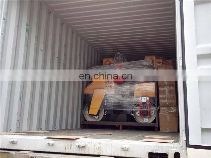 Construction & Real Estate  Road Roller fHonda engine hand compact road roller/ 2 ton vibrarom China double drum for good price