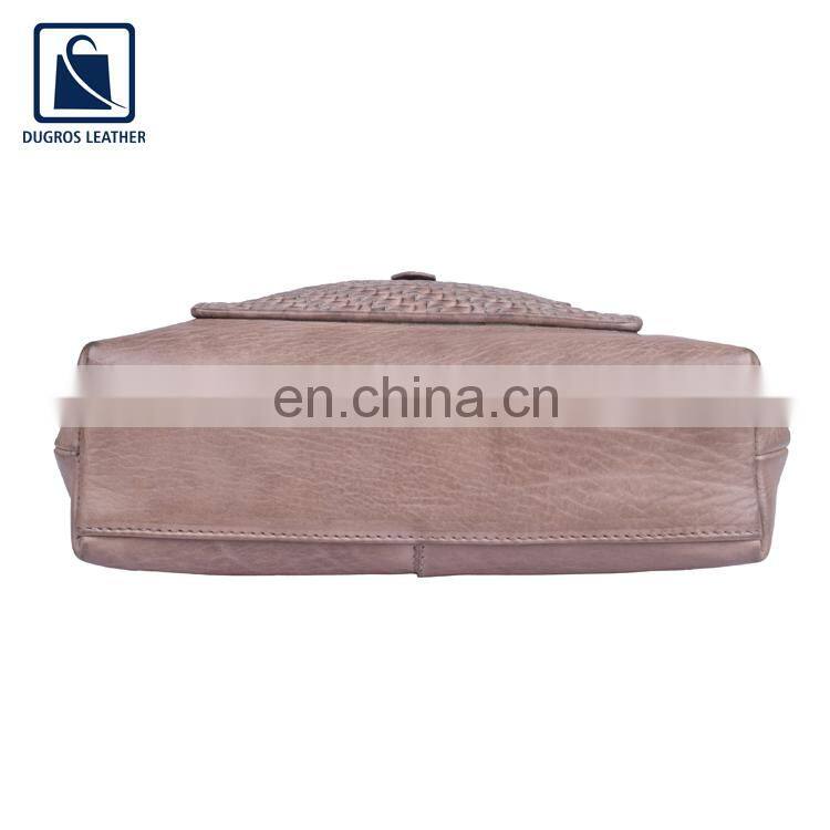 Wholesale Quantity Manufacturer of Trendy Design Stylish Fashion Designer Women Genuine Leather Handbag for Sale