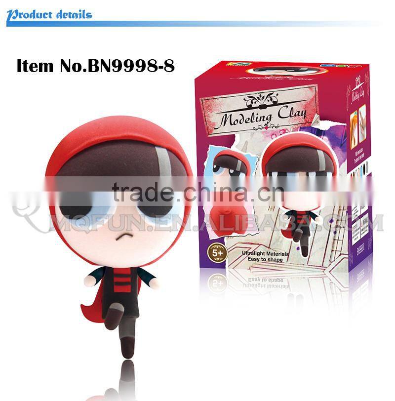 Mini Qute Bonnie kawaii 8 styles American girl fashion dolls DIY cartoon model building block plasticine clay educational toy