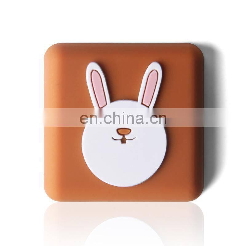 Cartoon Door Stopper Silicone Self Adhesive Wall Protectors Door Handle Bumpers Buffer Guard Stoppers Silencer Crash Pad