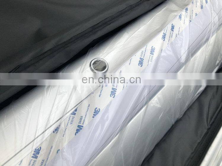 Luxury Wide base roll up banner stand (aluminum+Magnet cover,double oxford bag,electroplating cover)