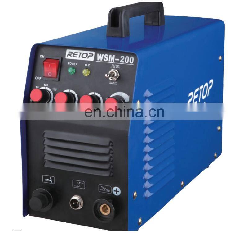 tig-200A high quality inverter dc argon tig welding machine