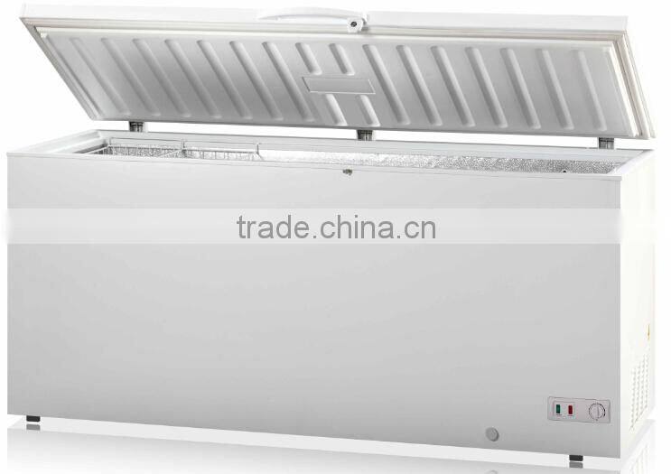 1000L-2200L solid door large capacity chest freezer